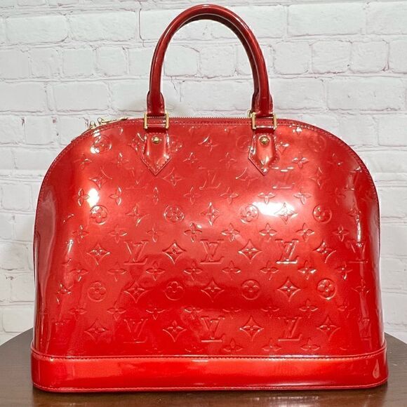 LOUIS VUITTON Vernis Alma GM Pomme D'Amour in excellent condition Y2K fashion - Picture 1 of 15